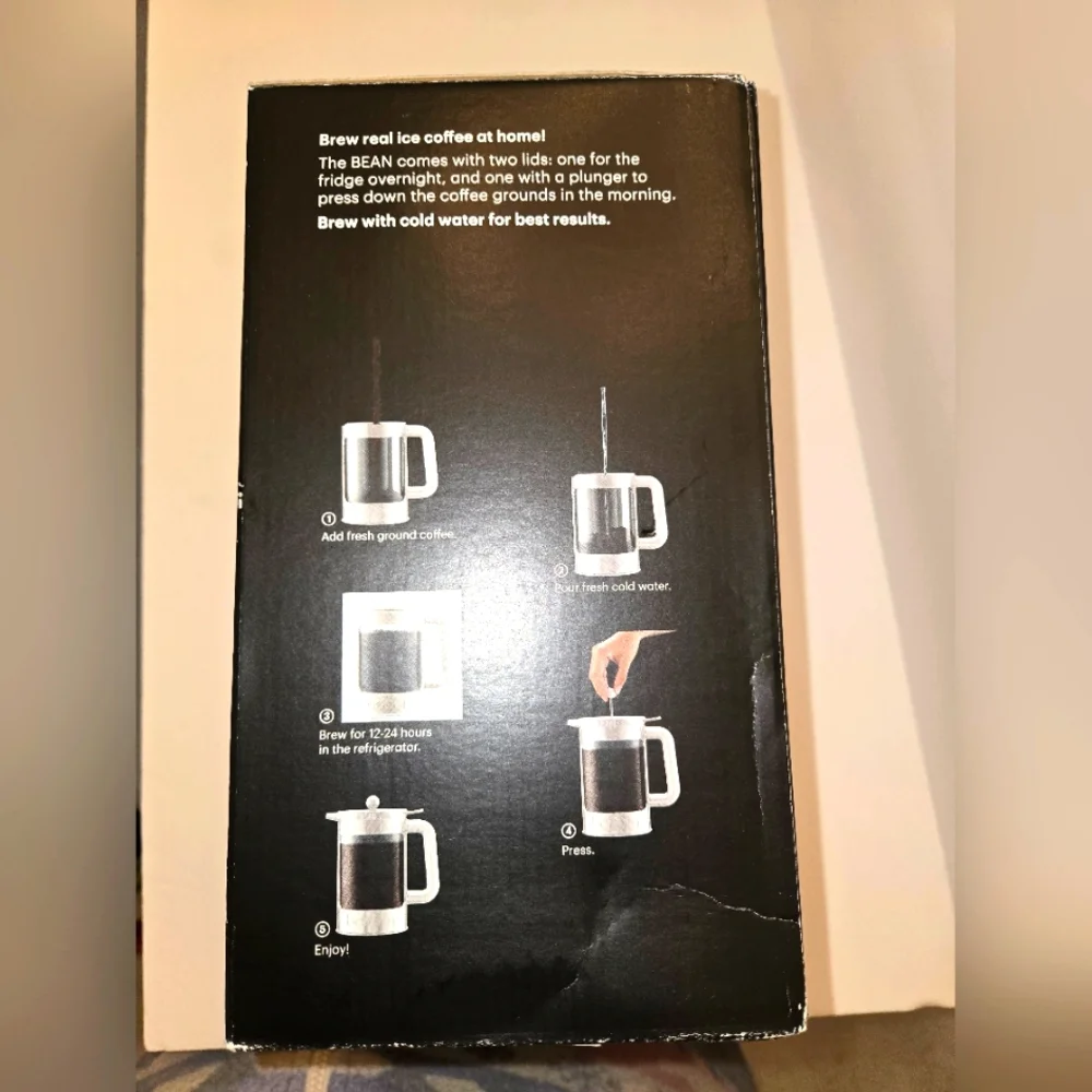 Bodum Bean Cold Brew Coffee Maker 51oz NEW